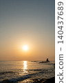 Sunset over the sea 140437689