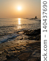 Sunset over the sea 140437690
