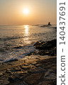 Sunset over the sea 140437691