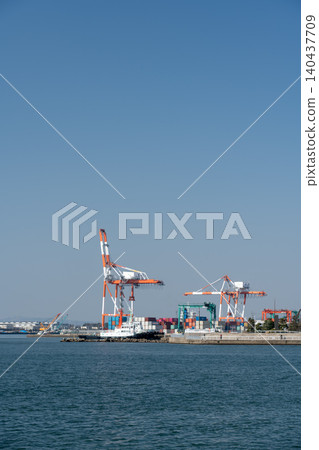 Container terminal as seen from the container terminal 140437709