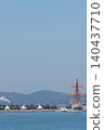Landscape seen from the sea 140437710