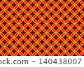 Shippo pattern, Japanese pattern, traditional design, seamless pattern, vector illustration 140438007