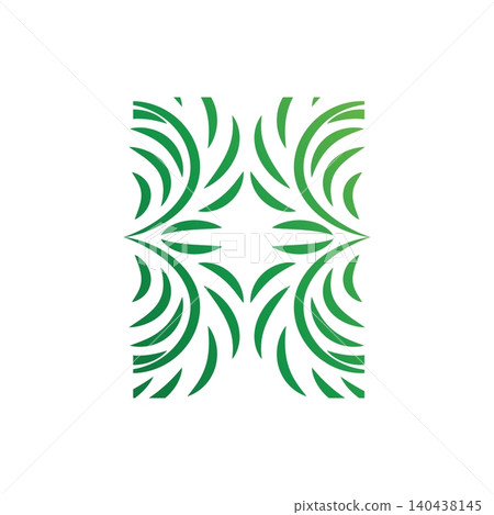 Palm leaf design with a simple, minimalist and elegant design concept, premium line symbol template design for brand Palm leaf design with a simple, minimalist and elegant design concept, premium line symbol template design for brand 140438145