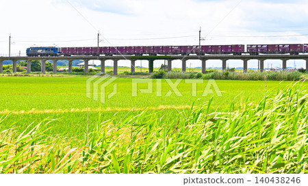 鹿島線的貨運列車 鹿島線的貨運列車 140438246