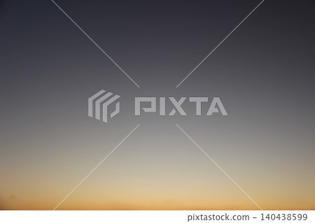 Magic hour sky gradient twilight sunset copy space background material emotional 140438599