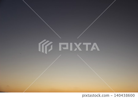 Magic hour sky gradient twilight sunset copy space background material emotional 140438600