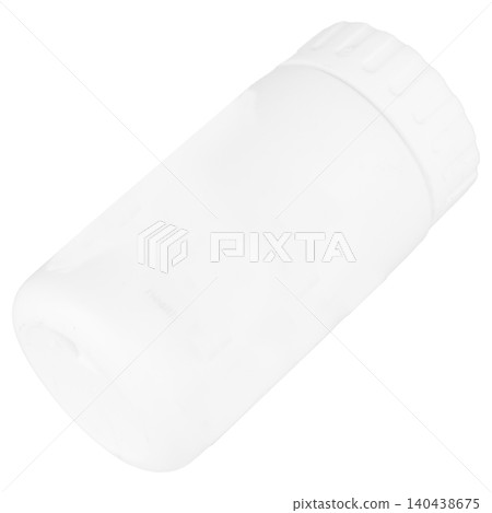 Baby powder bottle plastic isolated on white background Baby powder bottle plastic isolated on white background 140438675