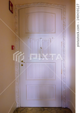 Spain, Gaudí, Casa Milà interior door Spain, Gaudí, Casa Milà interior door 140439127
