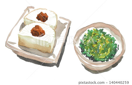Daikon Dengaku painted in watercolor (26614 pixels, 7 pixels) Daikon Dengaku painted in watercolor (26614 pixels, 7 pixels) 140440259