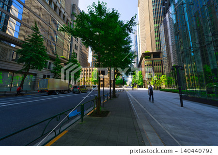 【東京】五月 - 大手町車站前的高樓 140440792