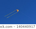 Blue sky and kite Blue sky and kite 140440917