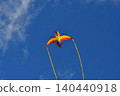 Blue sky and kite Blue sky and kite 140440918