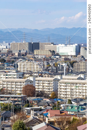 [Tokyo] Scenery of a suburban residential area 140440960