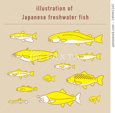 日本淡水魚插圖集 日本淡水魚插圖集 140441107