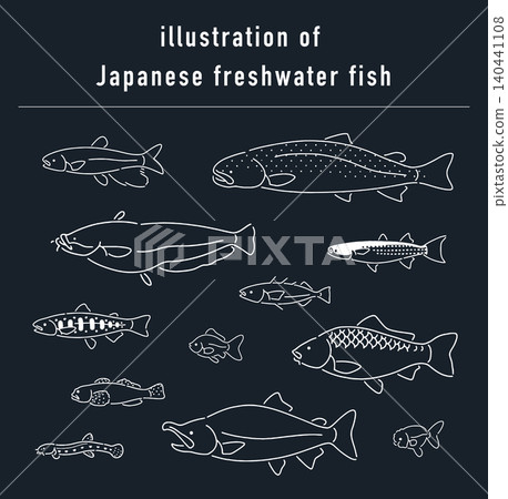 日本淡水魚插圖集 日本淡水魚插圖集 140441108