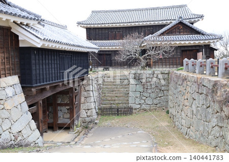 愛媛郡松山市松山城風景 140441783