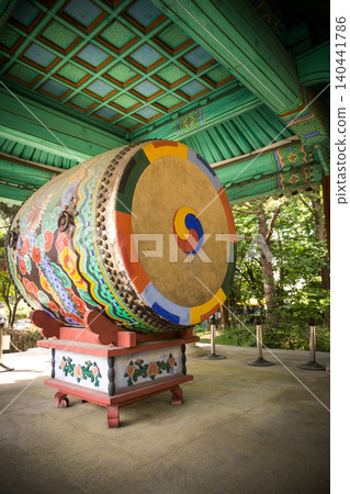 The Grand Pavilion of the Blue House in South Korea The Grand Pavilion of the Blue House in South Korea 140441786