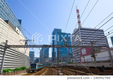 [Tokyo] May - View from Yurakucho Station towards Tokyo Station 140442760