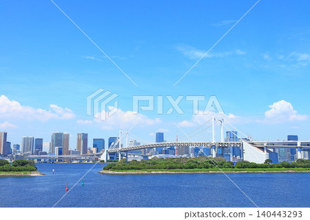 Scenery of Rainbow Bridge, Minato-ku, Tokyo Scenery of Rainbow Bridge, Minato-ku, Tokyo 140443293