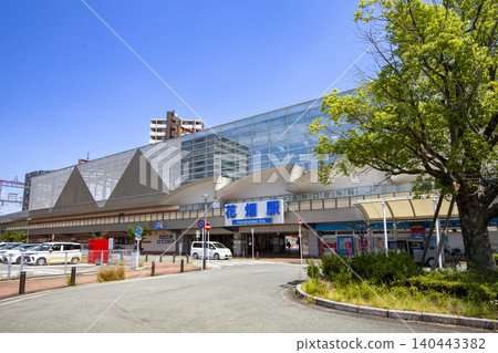 Scenery at Hanabatake Station on the Nishitetsu Omuta Line 140443382