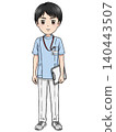 Male nurse, full body illustration 140443507