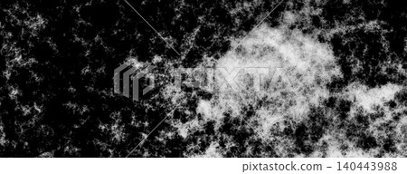 Abstract black and white grunge texture. Panoramic background with white noise, grain, and dust overlay pattern. Abstract black and white grunge texture. Panoramic background with white noise, grain, and dust overlay pattern. 140443988