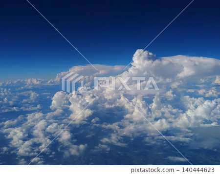 Clouds seen from an airplane View from the plane Clouds seen from an airplane View from the plane 140444623