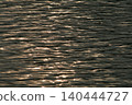 The waves that shine with a golden light are also 2 140444727
