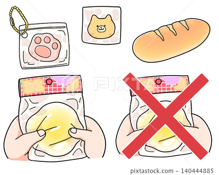 Illustrations of various squishies Illustrations of various squishies 140444885