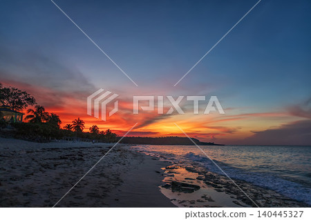 Tropical sunset Tropical sunset 140445327