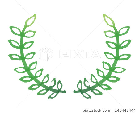 Laurel wreath frame drawn with soft markers (3) Laurel wreath frame drawn with soft markers (3) 140445444