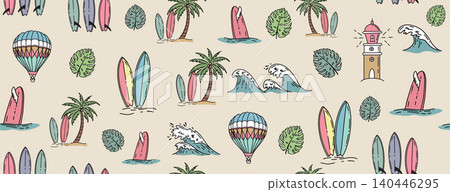 pattern, seamless, tropical 140446295