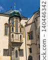 Detail of architecture of famous Vlassky dvur in Kutna Hora. Czech republic. 140446342