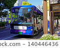 A Keisei Bus Tokyo electric bus (BYD J7) departing from the bus stop in front of Koiwa Station. 140446436