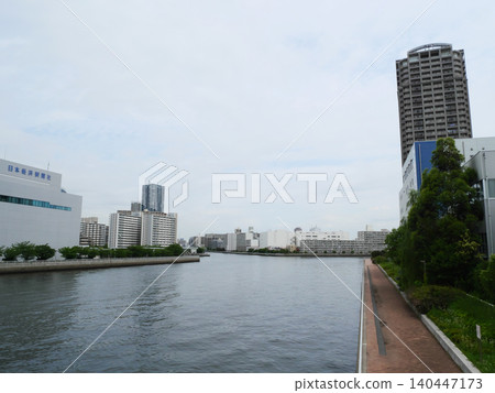 Urban landscapes with canals | Tatsumi, Shinonome, Toyosu Urban landscapes with canals | Tatsumi, Shinonome, Toyosu 140447173