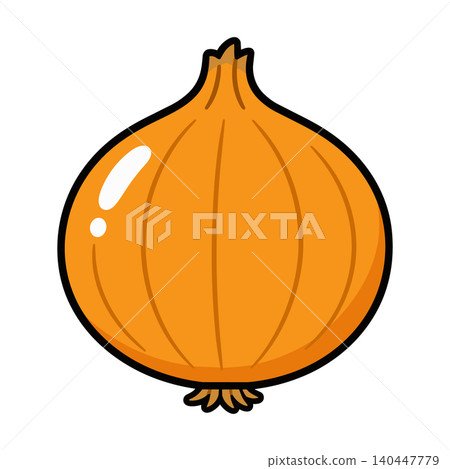 Simple onion illustration Simple onion illustration 140447779
