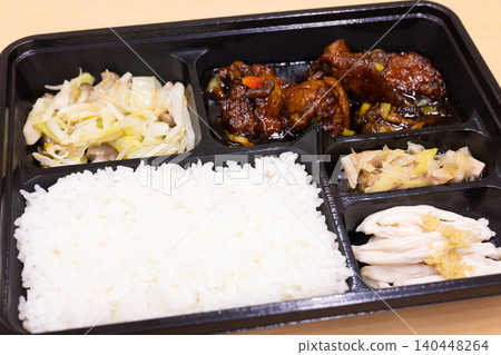 Delicious sweet and sour pork bento box Delicious sweet and sour pork bento box 140448264