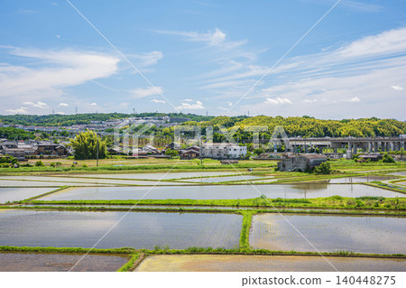 Rural scenery of Kyotanabe, Kyoto Prefecture Rural scenery of Kyotanabe, Kyoto Prefecture 140448275