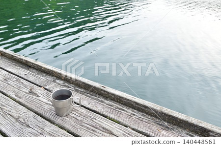 Coffee by the lake Coffee by the lake 140448561