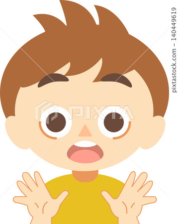 A boy surprised A boy surprised 140449619