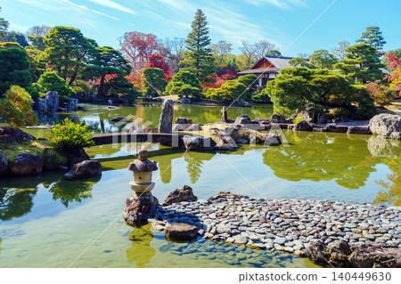 Autumn foliage at Katsura Imperial Villa Autumn foliage at Katsura Imperial Villa 140449630