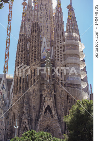 Gaudí's Nativity Facade of the Sagrada Familia Gaudí's Nativity Facade of the Sagrada Familia 140449805