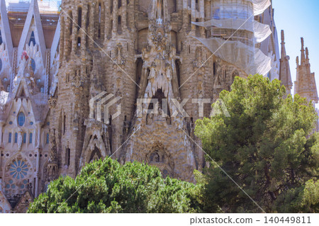 Gaudí's Nativity Facade of the Sagrada Familia 140449811