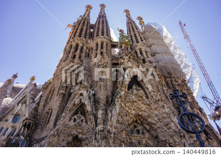 Gaudí's Nativity Facade of the Sagrada Familia Gaudí's Nativity Facade of the Sagrada Familia 140449816