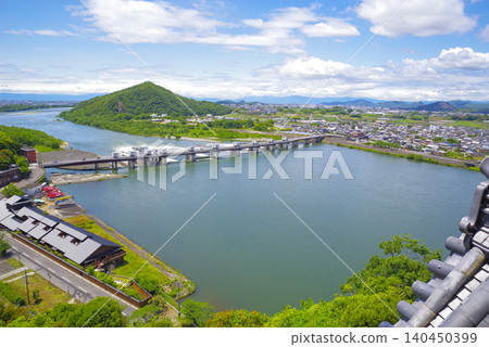 從犬山城眺犬山市 從犬山城眺犬山市 140450399
