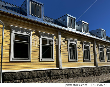 Traditional Old Finnish Houses in Porvoo, Finland. Traditional Old Finnish Houses in Porvoo, Finland. 140450748