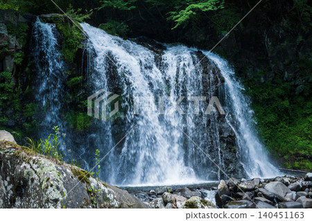 Landscape with a waterfall Landscape with a waterfall 140451163