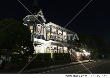 燈光璀璨的山手十番館 燈光璀璨的山手十番館 140451346