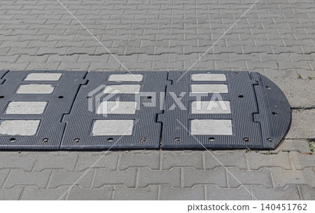 Bolted Plastic Speed Bump Bolted Plastic Speed Bump 140451762
