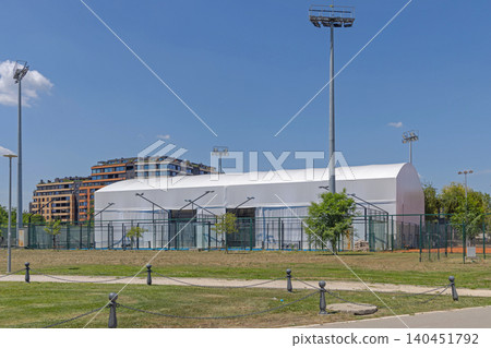 Padel Tennis Sport Courts 140451792